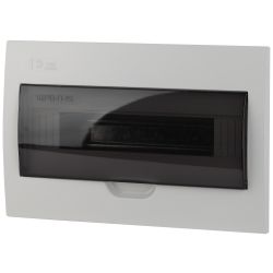 Корпус пластиковый встраиваемый ЭРА SIMPLE ЩРВ-П-15 IP41 прозрачная крышка белый | Корпуса пластиковые распределительные