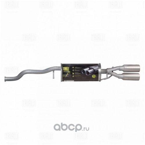 Глушитель /2180 Lada Vesta/ Cross с 2017 г. нерж. (TRIALLI)