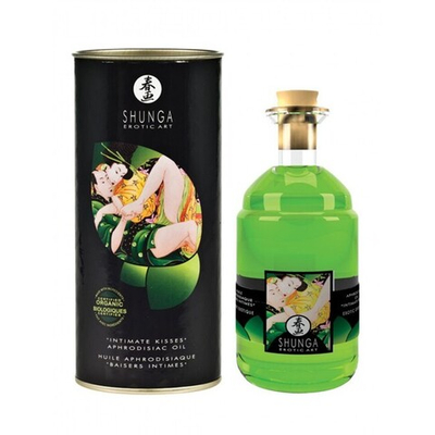 Возбуждающее разогревающее масло "Экзотический зеленый чай" 100 мл (Цвет: прозрачный)