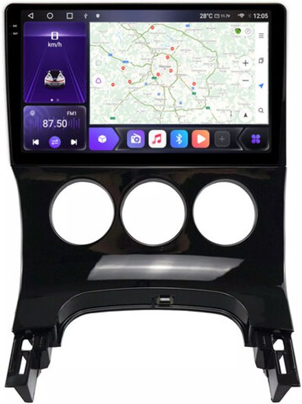 Магнитола для Peugeot 3008 2010-2017 (кондиционер) - Carmedia OL-9965-M QLed+2K, Android 12, ТОП процессор, CarPlay, SIM-слот