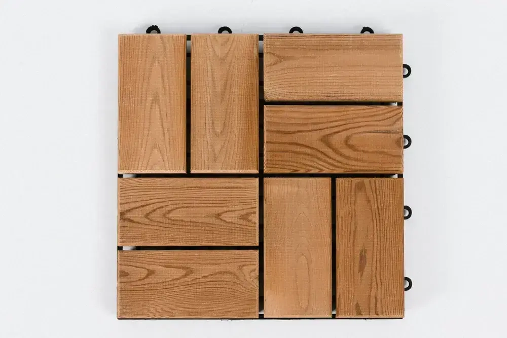 Пол для бани, Садовая дорожка для сада дачи огорода, Плитка напольная деревянная, модульное покрытие для отделки балкона