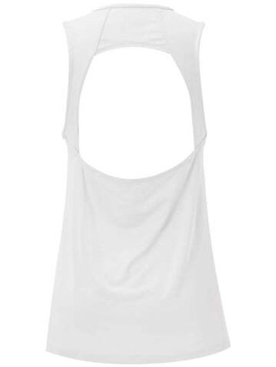 Женский топ теннисный Nike Pro Tank Essential Open Back GX W - white/black