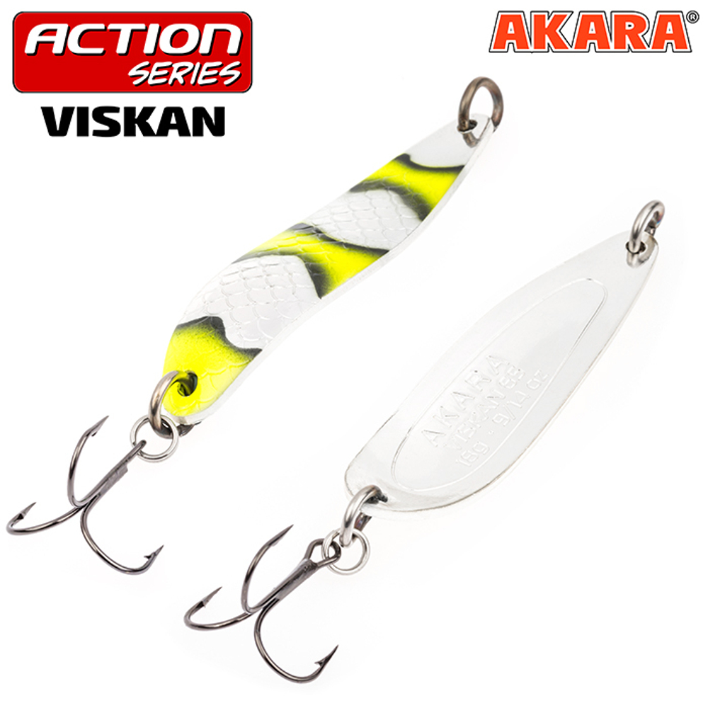 Блесна колебалка Akara Action Series Viskan 65 21 гр. 3/4 oz. AB90