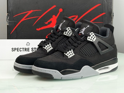 Air Jordan 4 SE Black Canvas