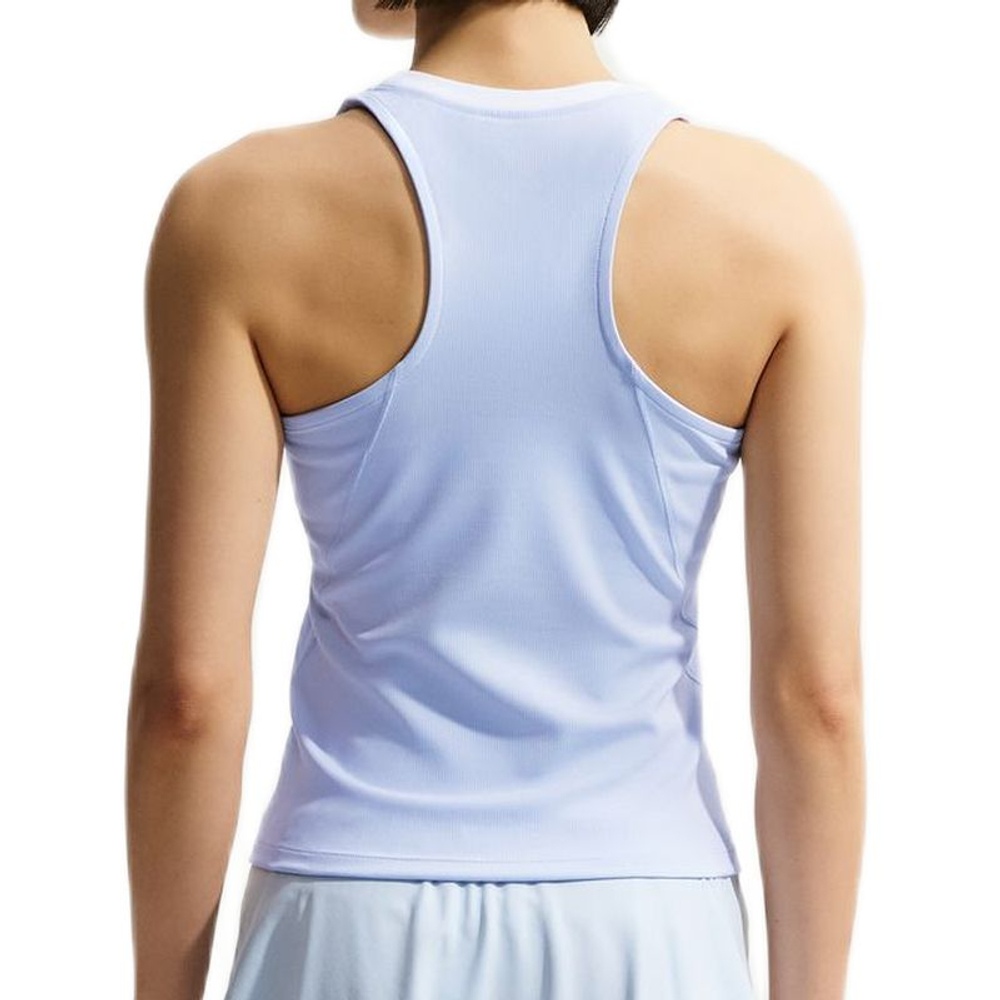Женский топ теннисный Nike Court Advantage Dri-Fit Tennis - hydrogen blue/white