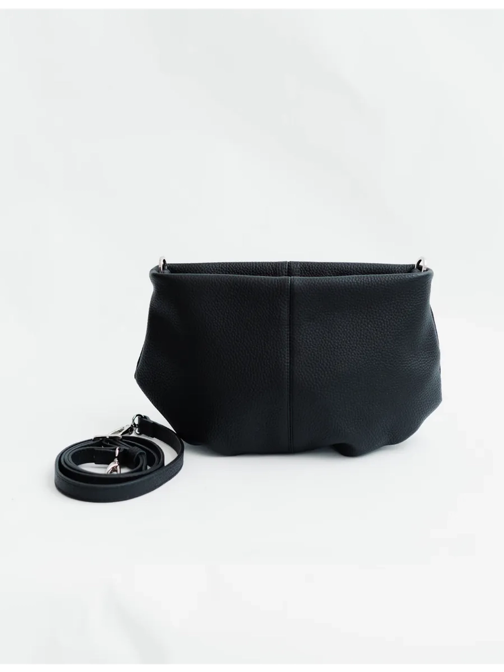 Сумка через плечо маленькая клатч натуральная кожа