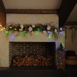 ULD-S1000-100-DGA MULTI IP20 Гирлянда светодиодная. 10м. 100 светодиодов. Разноцветный свет. Провод зеленый. ТМ Uniel