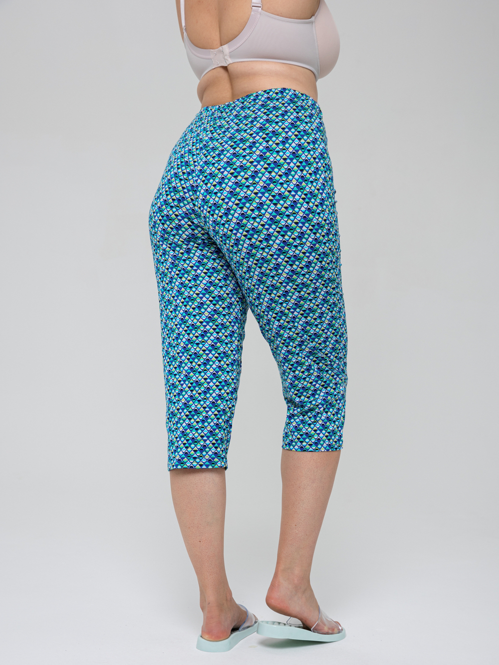 Бриджи Д-5Х/синяя-геометрия