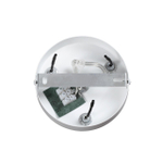 6599/3C MODERNI LN25 156 белый/белый, бежевый металл, эко кожа/металл, стекло Подвесной светильник Е27 3*60W 220V BASALTO