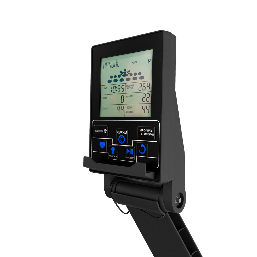 Гребной тренажер UNIX Fit Air Rower-X Black