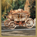 Деревянный конструктор Музыкальный Дилижанс Stagecoach Mechanical AMKA1 (ROKR)
