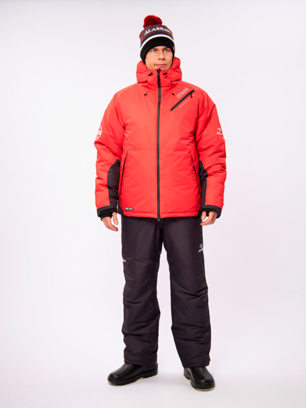Куртка зимняя Alaskan Trophy L красный/черный