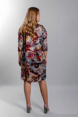 Трикотажное платье 1481А, Город #159Га051481А