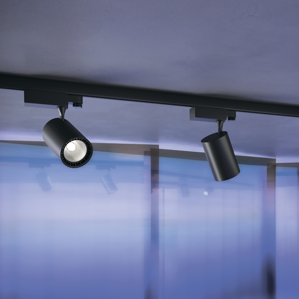 Трехфазный трековый светодиодный светильник Maytoni Vuoro TR029-3-20W4K-M-B