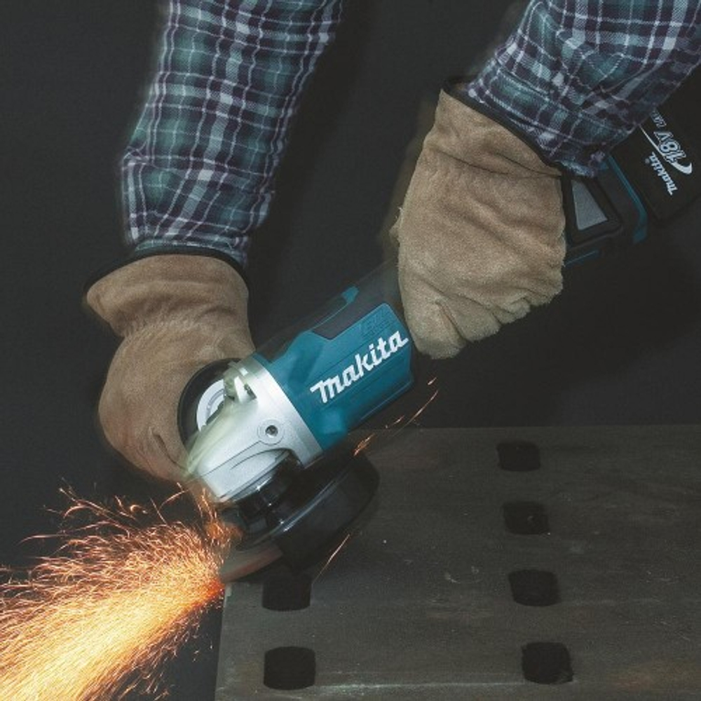 Угловая шлифмашина аккумуляторная MAKITA DGA 508 RME бесщеточная DGA508RME