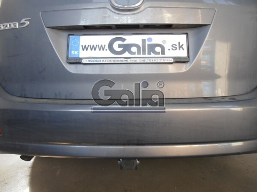 Фаркоп оцинкованный Galia M124A для Mazda 5 2005-2010, 2010-2015(паспорт и сертификат в комплекте)(без электрики)