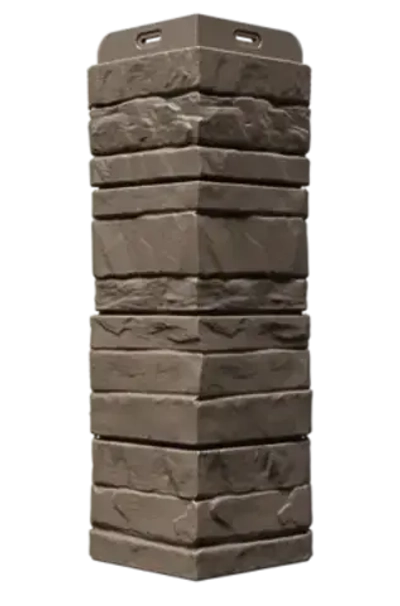 Угол наружный для фасадных панелей Алтай, Шоколад