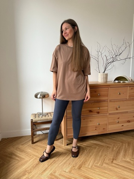 Легинсы с мягким поясом soft touch, Серый графит