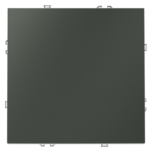 Перекрестный переключатель встраиваемый VOLTUM S70 одноклавишный 10А, (титан)