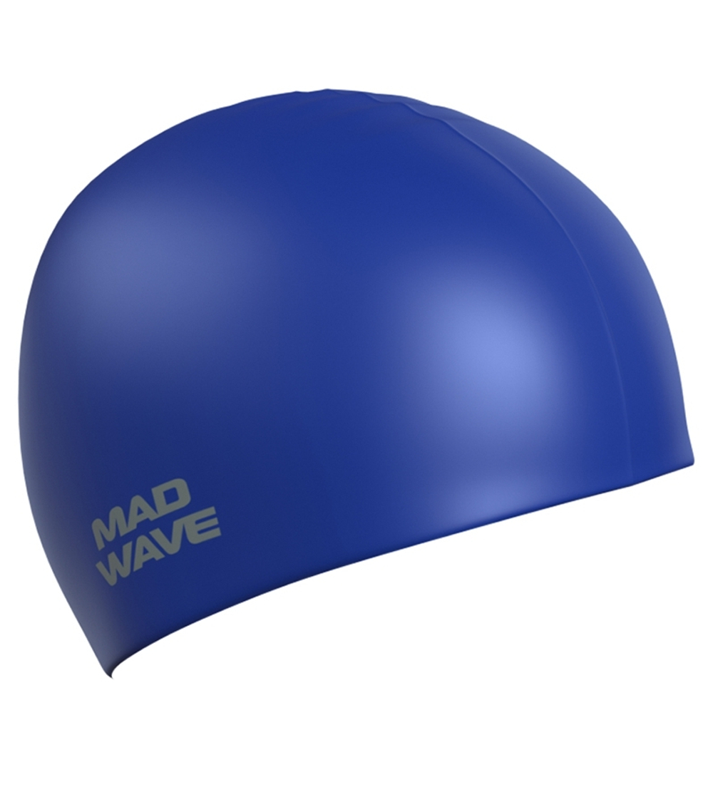 Шапочка для плавания силиконовая Mad Wave Intensive Big