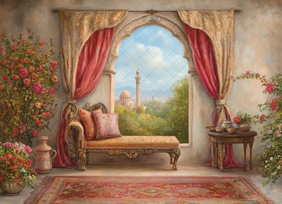 Восточная сказка №2 - фон неопреновый