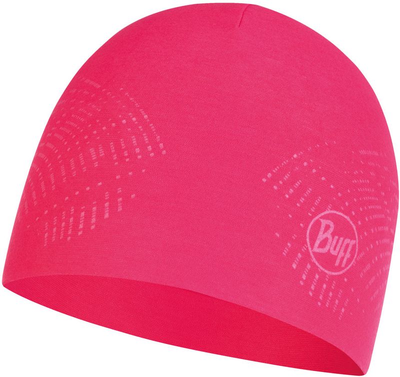 Двухслойная полиэстровая шапка Buff Hat reversible polyester R-Solid Fuchsia Фото 1