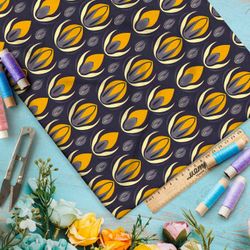 Ткань премиум флис ретро мотивы вдохновения