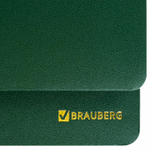 Планинг настольный недатированный (305x140 мм) BRAUBERG "Select" балакрон 60 л. зеленый (3 штуки в упаковке)