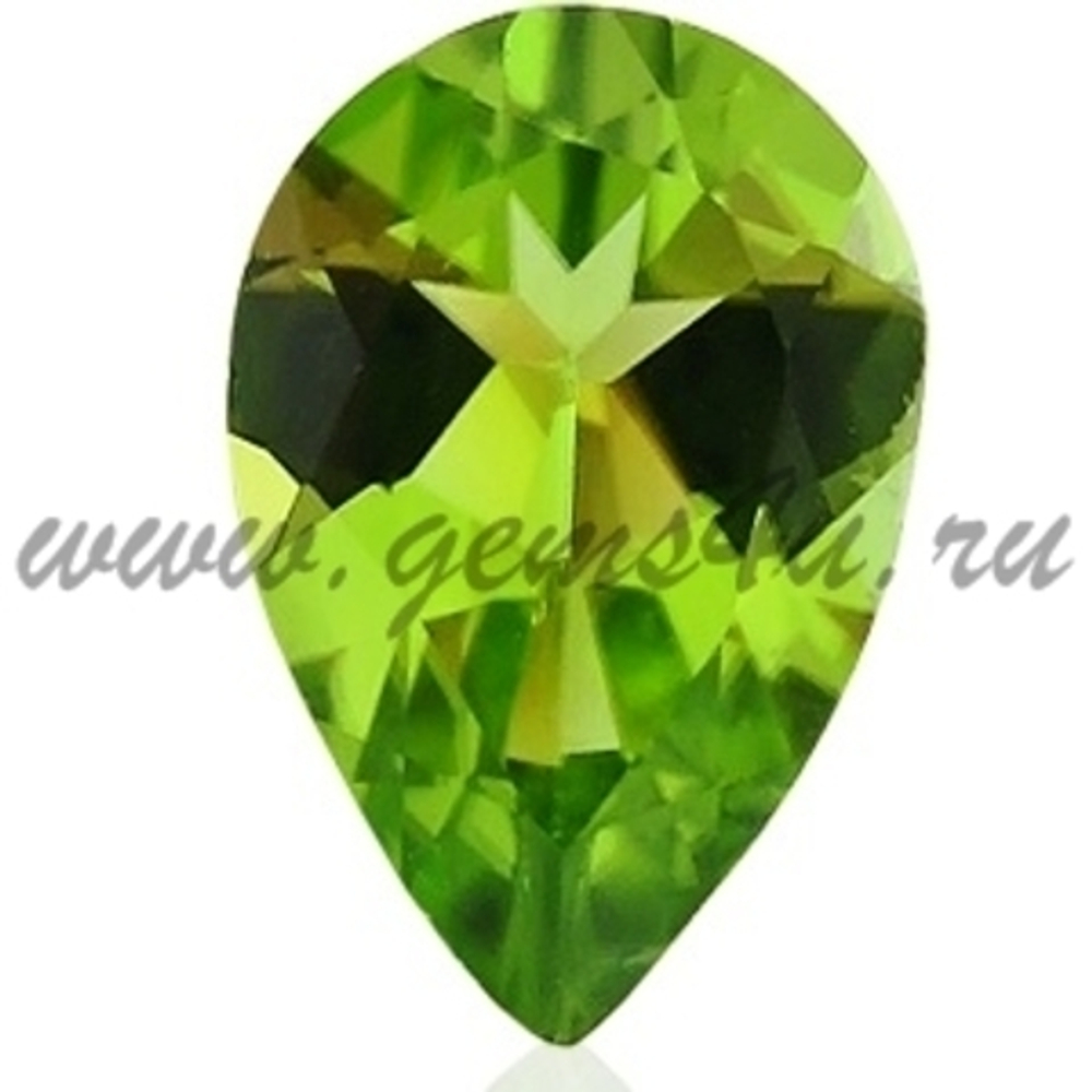Перидот (груша 6.00 х 4.00 мм)