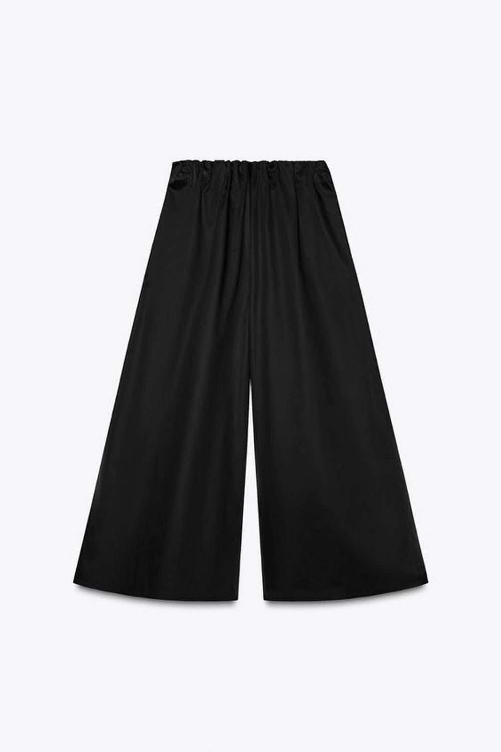 ZARA БРЮКИ-КЮЛОТЫ, ЧЕРНЫЙ