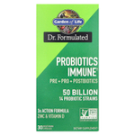 Garden of Life, Probiotics Immune, 30 вегетарианских капсул