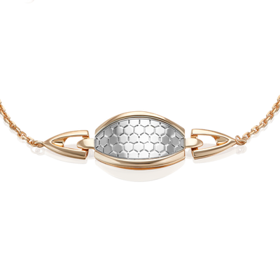 Браслет из комбинированного золота