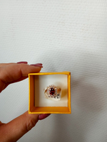 Кольцо позолоченное.Размер-17