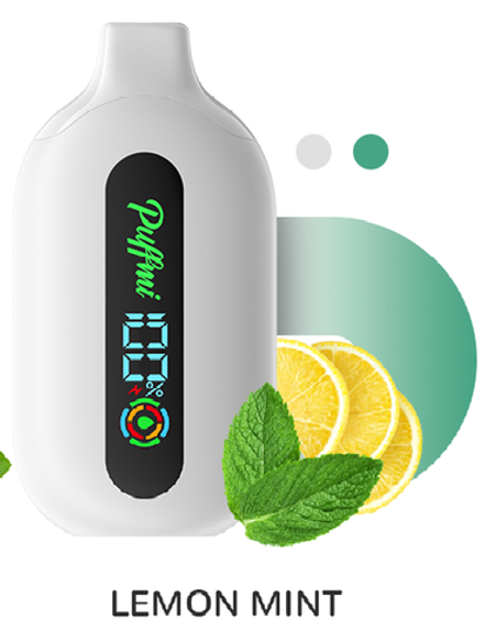 Puffmi Pure Lemon mint - лимон-мята 12000 затяжек 20мг (2%)