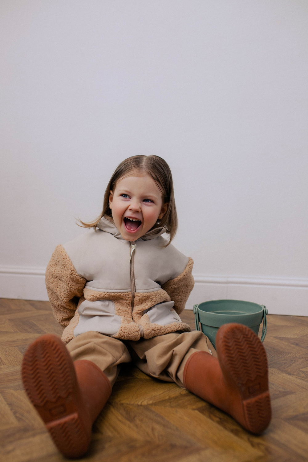 Куртка демисезонная из шерпы (сливочный)