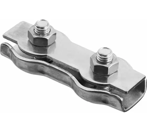 Зажим троса двойной ЗУБР ф8мм (2шт)