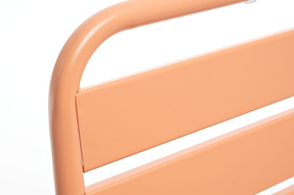 "Дионис" стул стальной, цвет светло-коралловый