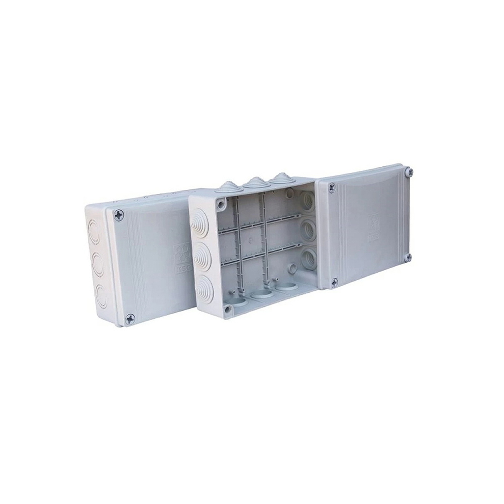 Коробка распаячная KSC 11-309 190х240х70 для открытого монтажа с резиновыми вводами IP55