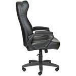 Кресло руководителя Olss "Адмирал", кожзам, черный, механизм качания