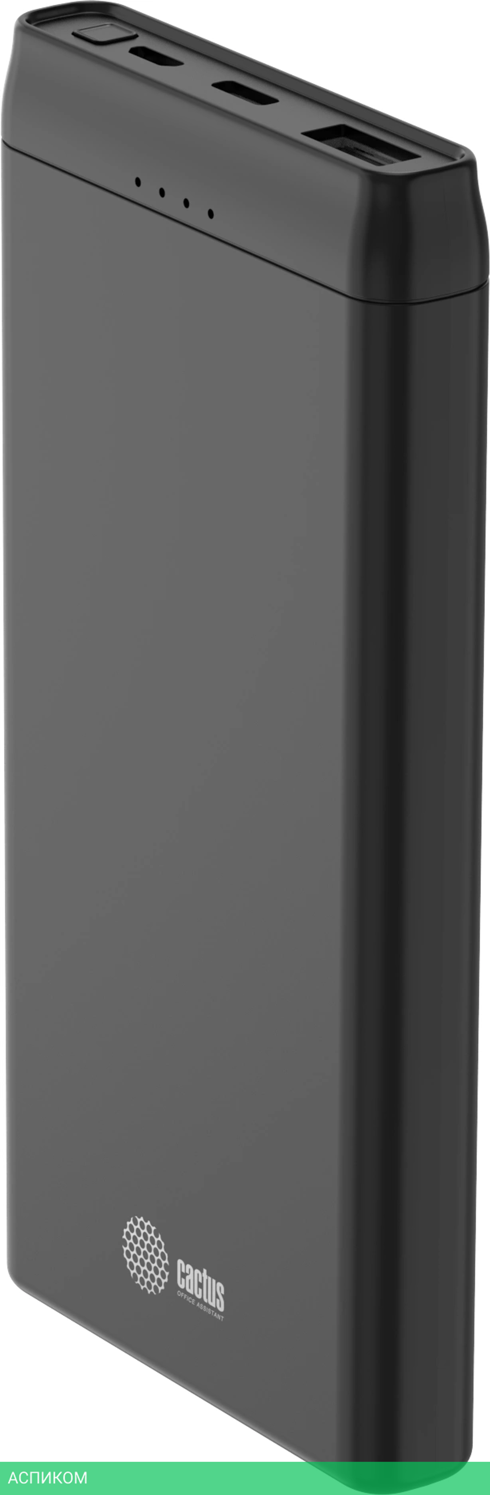 Портативное зарядное устройство Cactus CS-PBFSFT-10000 черный