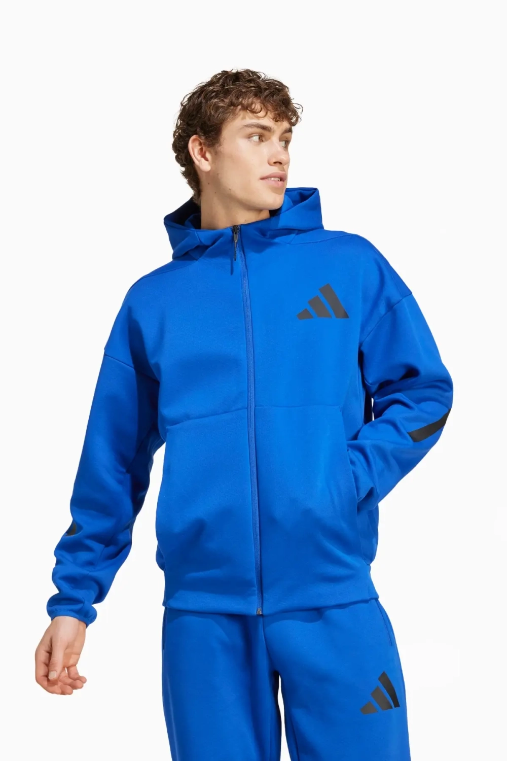 Кофта adidas Z.N.E. Full-Zip - синий