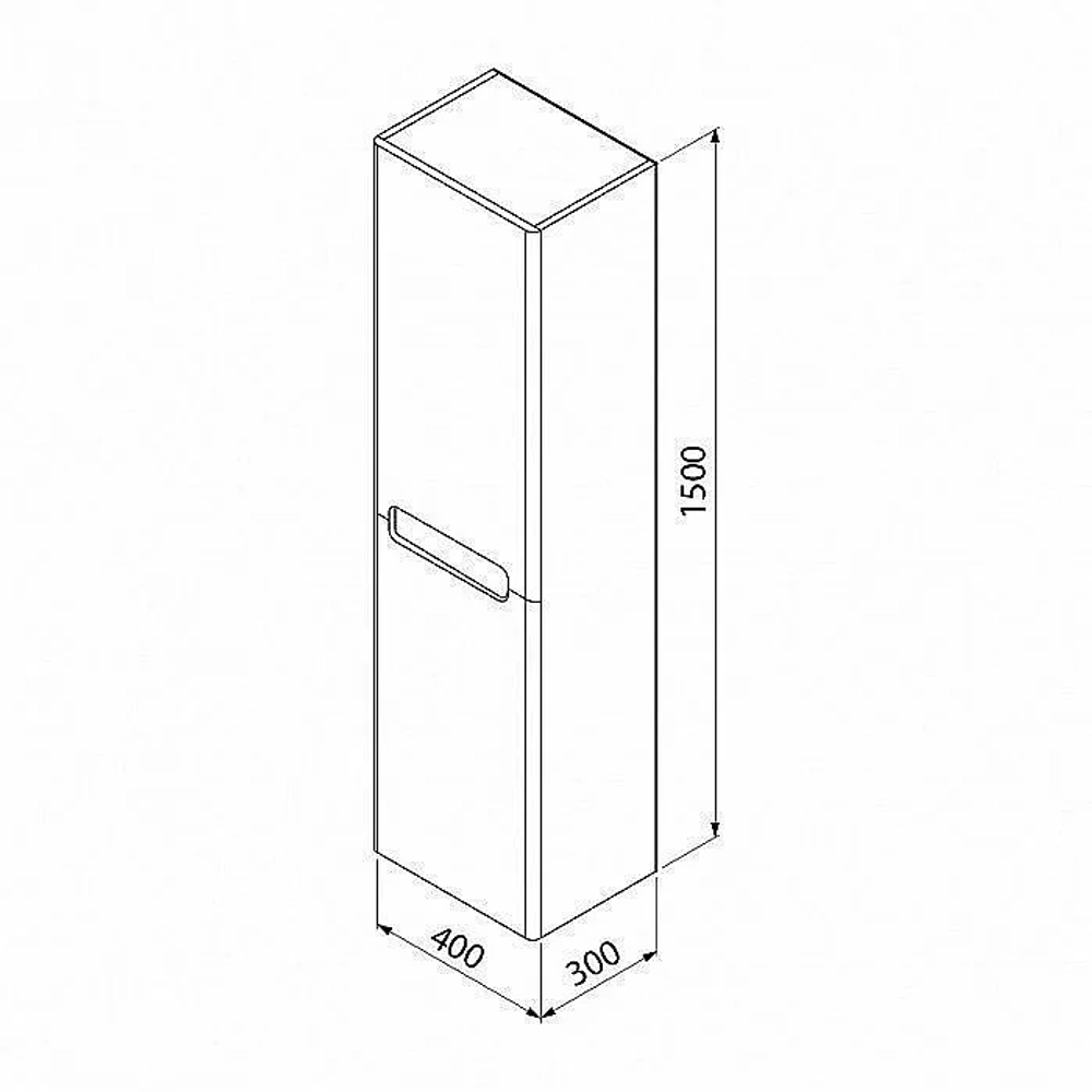 Шкаф-пенал IDDIS Edifice EDI40W0i97 40 белый