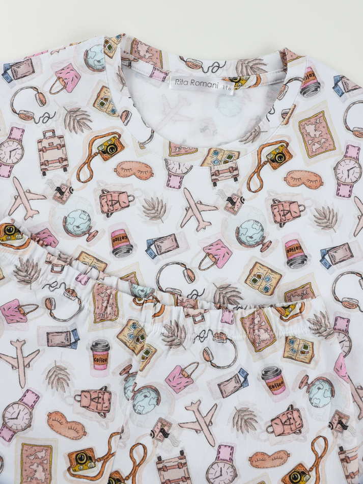 8521 Пижама из хлопка Mini-kids