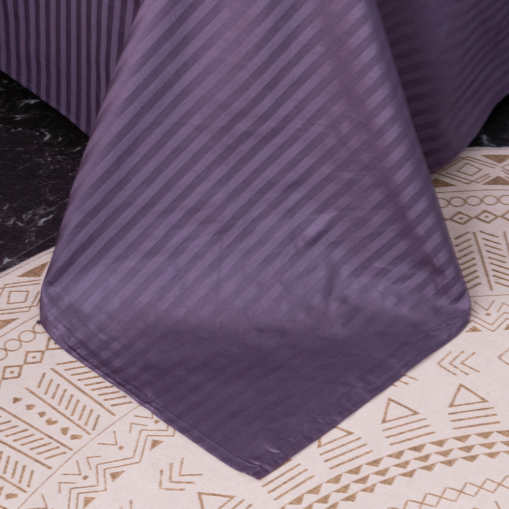 Комплект постельного белья Страйп Сатин Однотонный CT032