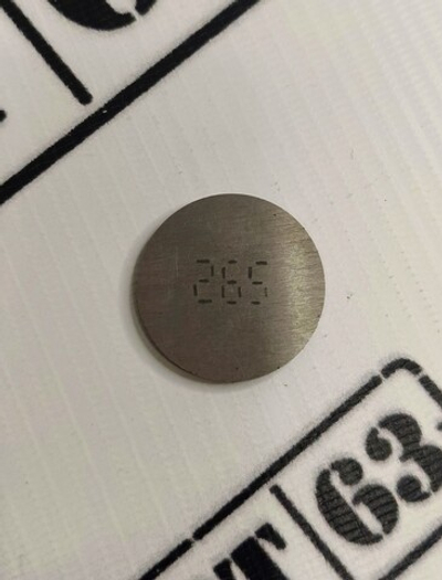 Шайба регулировки клапанов 2.65