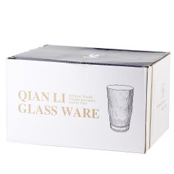 Стакан "Frost.Amber" v=370 мл (стекло) (min6) (подарочная упаковка на min партию)