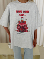 Футболка Coca-cola серый