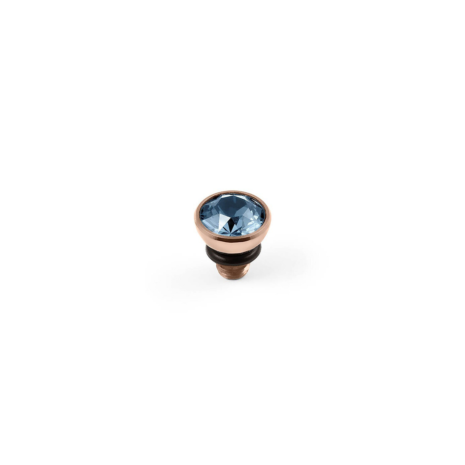 Шарм Qudo Bottone Light Sapphire 5 мм 630095 BL/RG