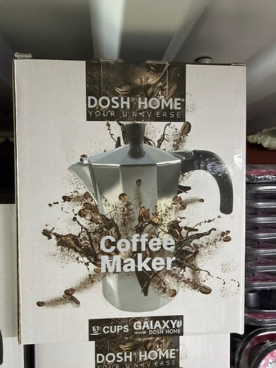 Кофеварка гейзерная DOSH I HOME GALAXY. 3 чашек серебро