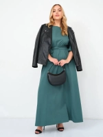 Платье на резинке с поясом